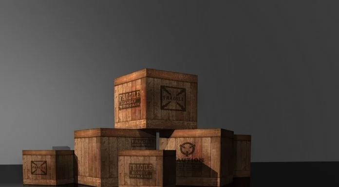 Caisse en bois grande dimension adaptable à tout objet